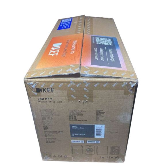 KEF LSX II LT Wireless HiFi Speakers - Graphite Grey (Pair) AirPlay 2 Bluetooth - Picture 3 of 12